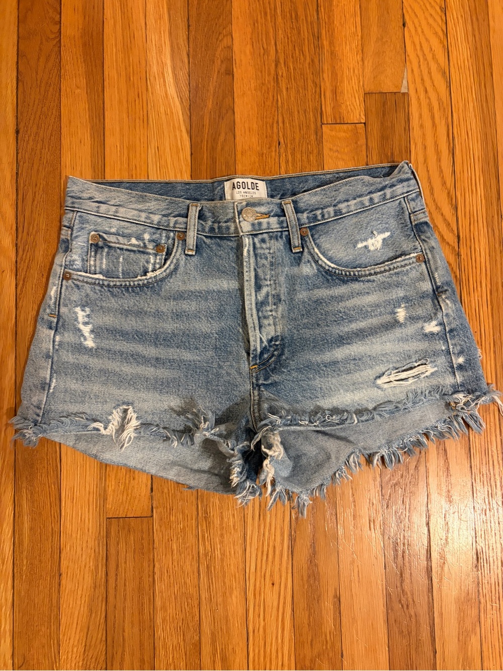 AGOLDE EUC Parker Vintage Cutoff Jean Shorts Size 27